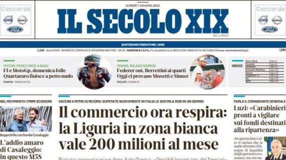 Il Secolo XIX: "Serie A spezzatino, club genovesi contrari: 'Si uccide il calcio'"