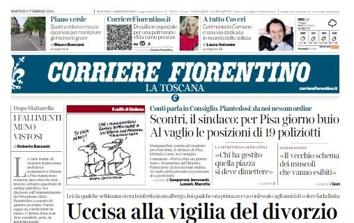 La Fiorentina sorride, batte la Lazio in rimonta. Il Corriere Fiorentino: "Zampata viola"
