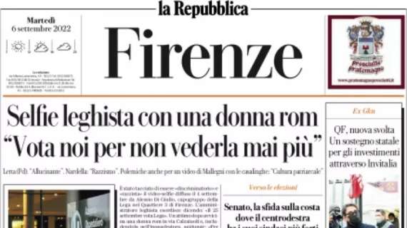 La Repubblica Firenze: “Milenkovic, lesione non grave. La Figc apre inchiesta su cori Juve”