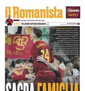 La Roma vince e festeggia l'ingresso in Europa League. Il Romanista: "Sacra famiglia"