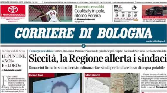 L'apertura del Corriere di Bologna sul mercato del Bologna: "Coulibaly in pole, ritorno Pereira"