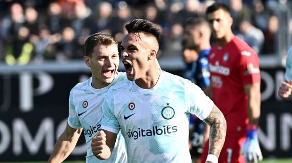 Atalanta-Inter 2-3: il tabellino della gara