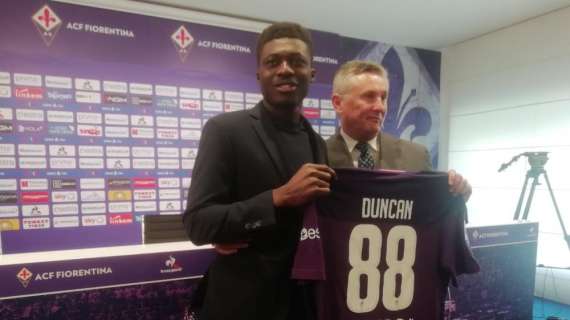 Fiorentina, Duncan: "Voglio l'Europa con i viola. Commisso ambizioso, il futuro è roseo"