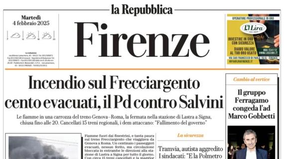 La Repubblica di Firenze su gli ultimi colpi di mercato viola: "Arriva Fagioli, Comuzzo resta"