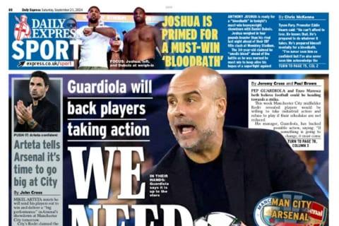 Le aperture inglesi - Guardiola e Maresca a favore dello sciopero: "Palla ai giocatori"