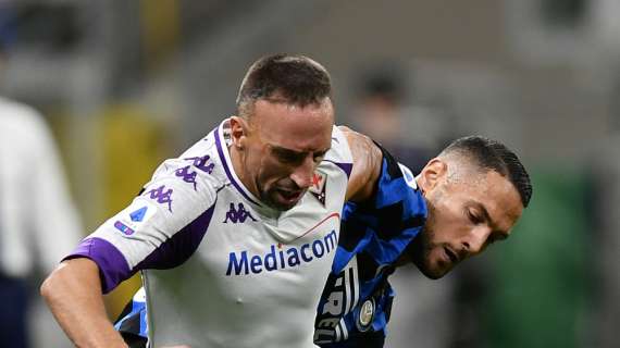 Fiorentina, visita alla caviglia per Ribery: nessun problema, il francese si allena regolarmente