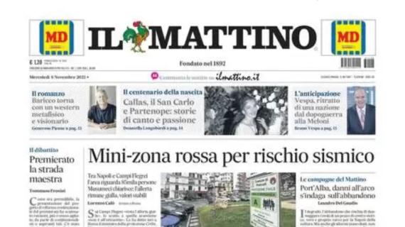 Il Mattino: "Aria di ottavi per gli azzurri, arriva l'Union a quota zero"