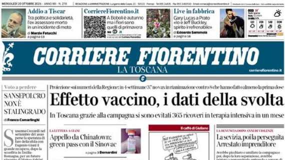 Corriere Fiorentino: "Caso Vlahovic, la protesta sfuggita di mano. Ma la squadra è con il serbo"