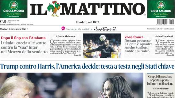 Il Mattino: "Nessun processo a Conte e squadra. Lukaku va a caccia del riscatto"