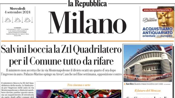 La Repubblica Milano: "San Siro, non solo stadio. Sala: 'Vendere ai club gli spazi esterni'"