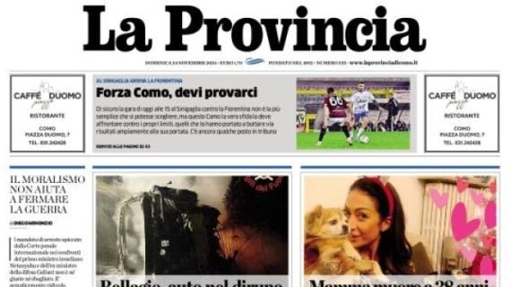 La Provincia di Como: "Forza Como, devi provarci". Lariani attendono la Fiorentina