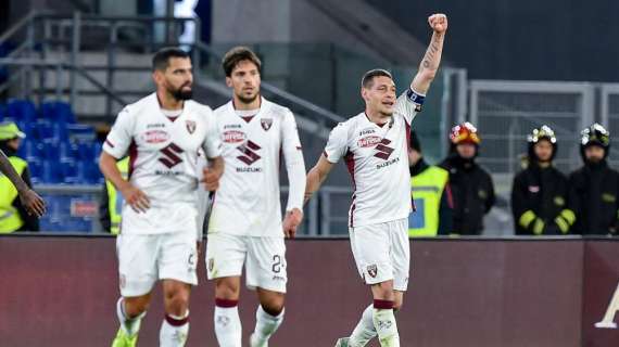 Serie A, la classifica aggiornata: cade la Roma, il Toro aggancia il Napoli