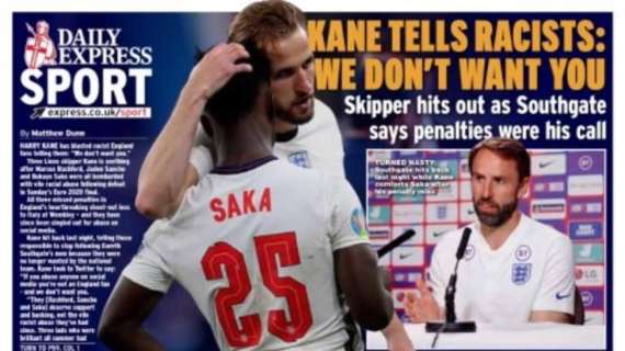 Le aperture inglesi - Harry Kane contro i razzisti: "Non vi vogliamo"