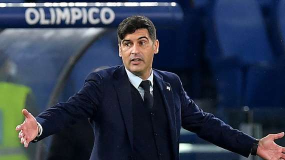 Roma, Fonseca: "Noi poco efficaci davanti. Le due punti? Non avevamo necessità"