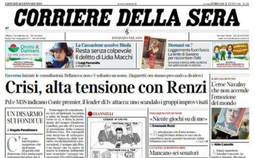 Il Corriere della Sera su Inter-Milan: "Razzista io? Ibra si difende"