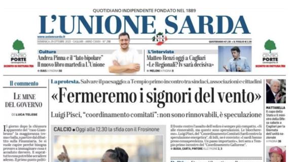 L'Unione Sarda sulla gara di oggi: "Cagliari, Ranieri e la tentazione Lapadula"