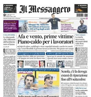 Il Messaggero: "Mbappé Mr. Miliardo: 700 milioni al francese e 300 al PSG dagli arabi"