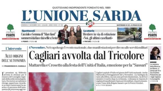 Cagliari, L'Unione Sarda: "Il Genoa oggi alla Domus. Ranieri suona la carica"