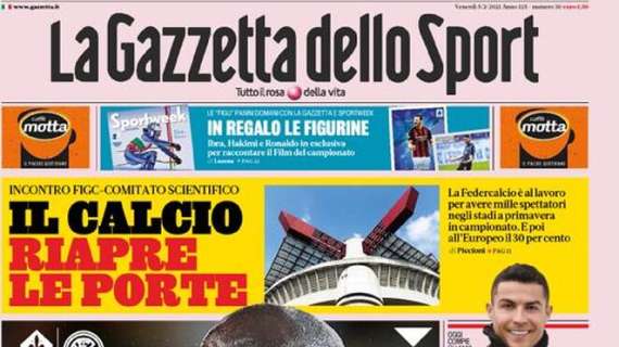 L'apertura de La Gazzetta dello Sport su Fiorentina-Inter: "Sono Lukaku, risolvo problemi"