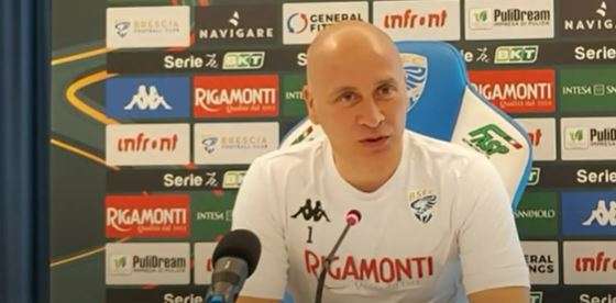 Brescia, Corini: "Stiamo riconcorrendo, ma tutto può succedere: a Cittadella per vincere"