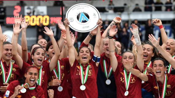 La Roma femminile è campione d'Italia. Secondo tricolore consecutivo: decisivo il ko della Juve