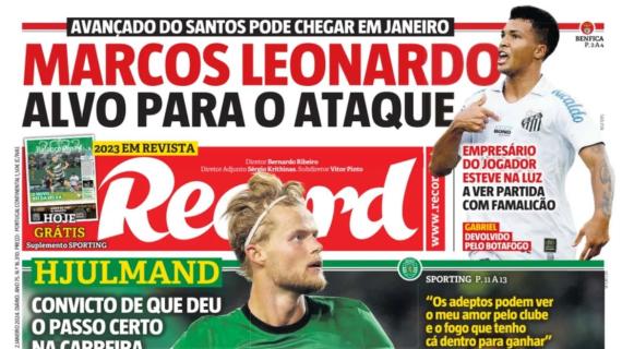Le aperture portoghesi - Il Benfica su Marcos Leonardo, parla Hjulmand 