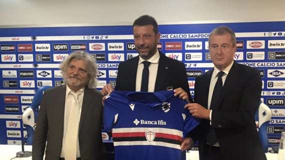 LIVE TMW - Sampdoria, D'Aversa si presenta: "Un onore essere qui, sono in un club prestigioso"
