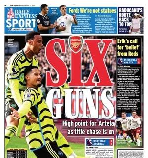 Le aperture inglesi - Premier League, l'Arsenal vince 6-0 in casa del West Ham: "Six guns"