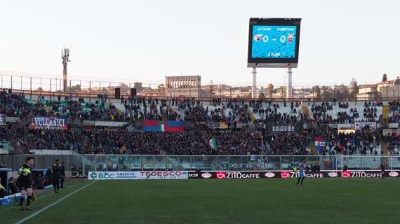 Serie C, Catania-Casertana si giocherà a porte chiuse. La nota ufficiale
