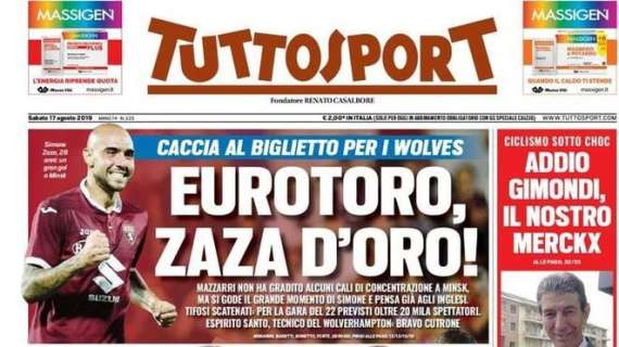 L'apertura di Tuttosport: "Dzeko spinge Icardi alla Juve"