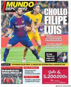 Barça, Mundo Deportivo: "Affare Filipe Luis"