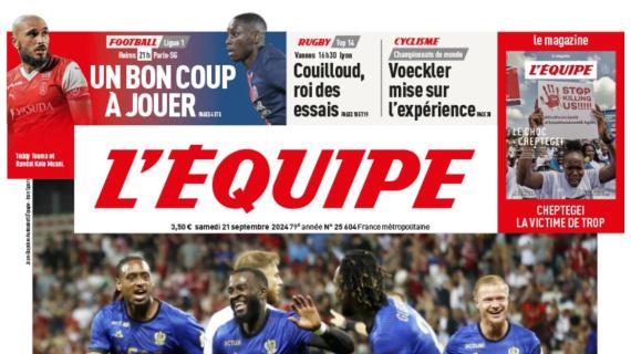 L'Equipe apre con l'8-0 rifilato dal Nizza al Saint Etienne: "È un regalo"