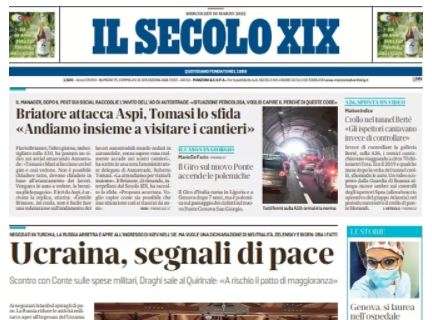 Il Secolo XIX sugli Azzurri: "Italia, su la testa"