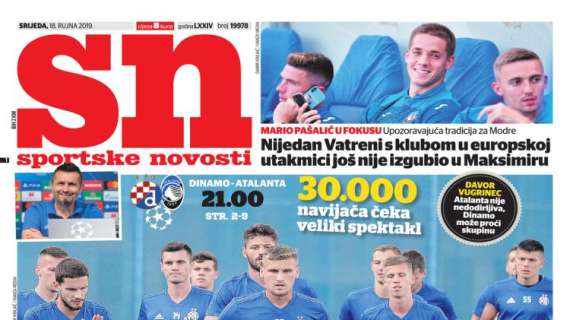 Le aperture croate - Dinamo spaventa la Dea: "In campo per vincere"