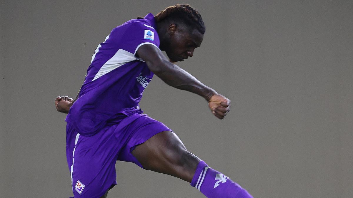 Fiorentina, segnale al Como? Postata su X una foto di Moise Kean in azione