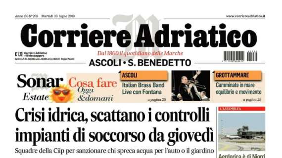 Corriere Adriatico, Ascoli: "Gerbo firma. Da Cruz e Brlek a un passo"