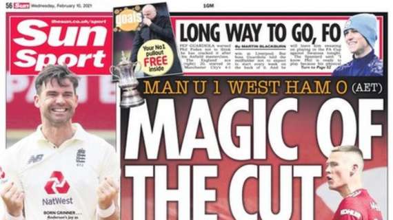 Le aperture inglesi - "Late Scott": McTominay-gol al 98', United ai quarti di FA Cup