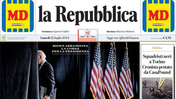 La Repubblica: "Olmo, Simons e la lezione dell’Europeo. Ota tutti vogliono un 10"