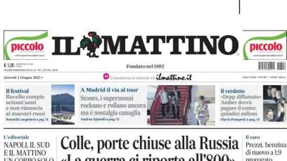 Il Mattino: "Messi ci dà lezioni di calcio. L'Italia di Mancini non riparte"