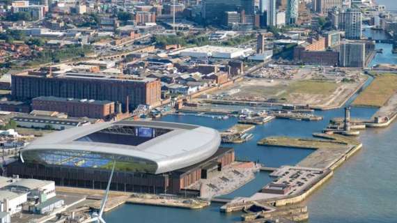 Everton, c'è il via libera del Comune di Liverpool per il nuovo stadio lungo il Mersey