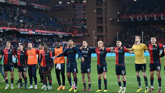 Il Genoa torna a sorridere in casa: 3-0 al Cagliari. Zangrillo: "Gran lavoro di Gilardino"