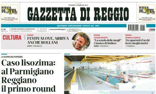 Gazzetta di Reggio: "Problema impianti: superati o che non ci sono"