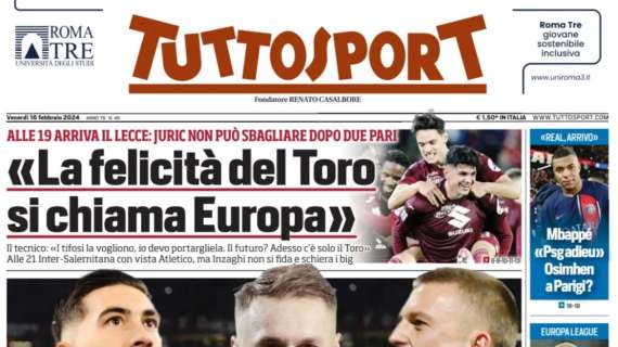 L'apertura di Tuttosport sui piani della Juve: "Rivoluzione in dieci nomi"