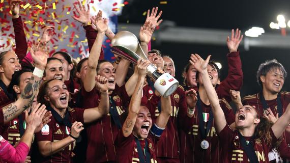 Roma premiata in Regione per la Supercoppa. Migliorati: "Orgoglioso delle ragazze"