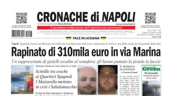 Cronache di Napoli in prima pagina: "Il Milan può intralciare gli azzurri per Conte"