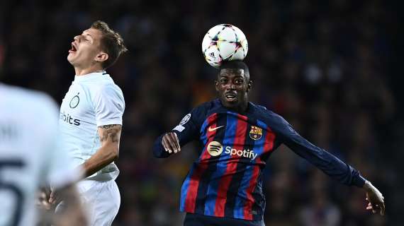 Moviola Barça-Inter, Corriere dello Sport: "Marciniak, che topica! Dembelé graziato 2 volte"