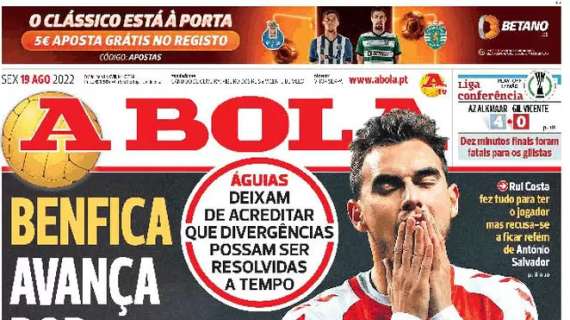 Le aperture portoghesi - Benfica, Horta sta per sfumare: distanze incolmabili con il Braga