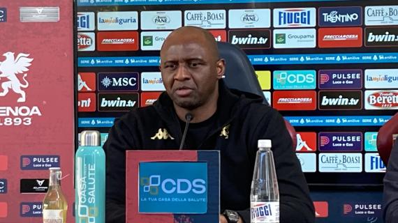 Genoa, Vieira: "Contro il Parma partita importante. Vogliamo vincere in casa"