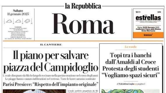 La Repubblica (ed Roma): "Lazio, Dia non basta. Roma tra Bologna e mercato"