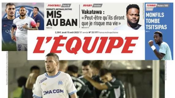 Già in salita il percorso in Champions League, L'Equipe: "L'OM nel difficile"